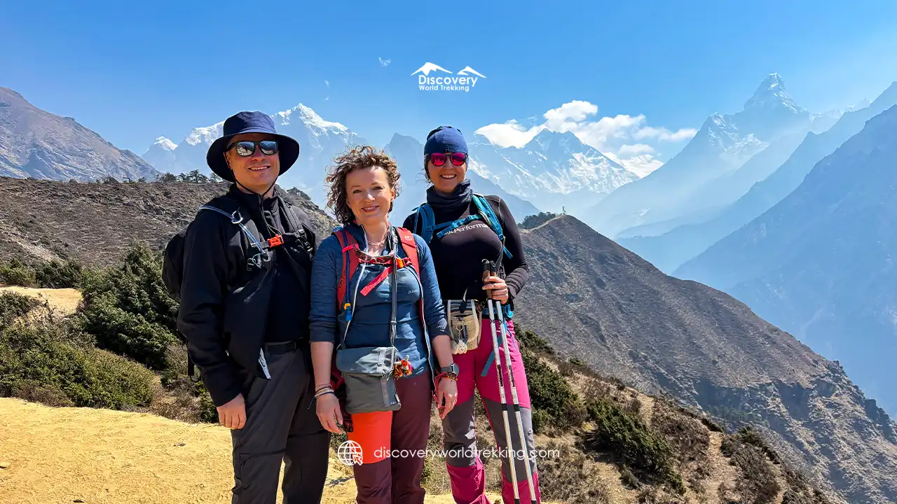 Heading to Namche