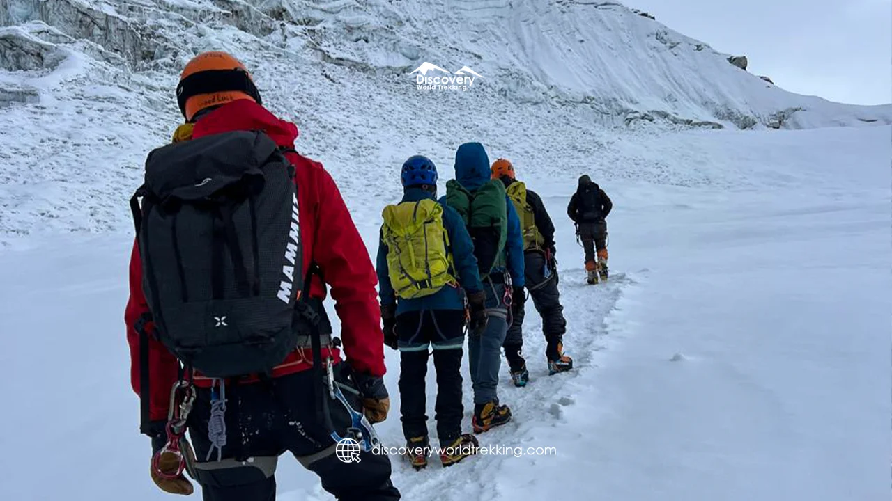 Climbing Island Peak
