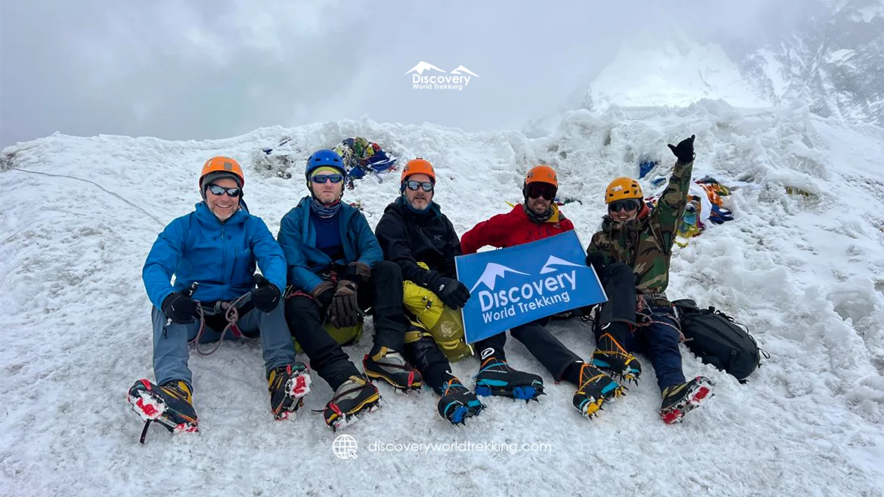Team expedition to Island Peak Summit