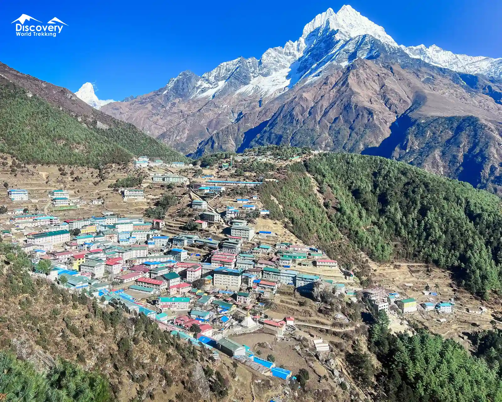 Namche Bazaar, the gateway to the Everest region.