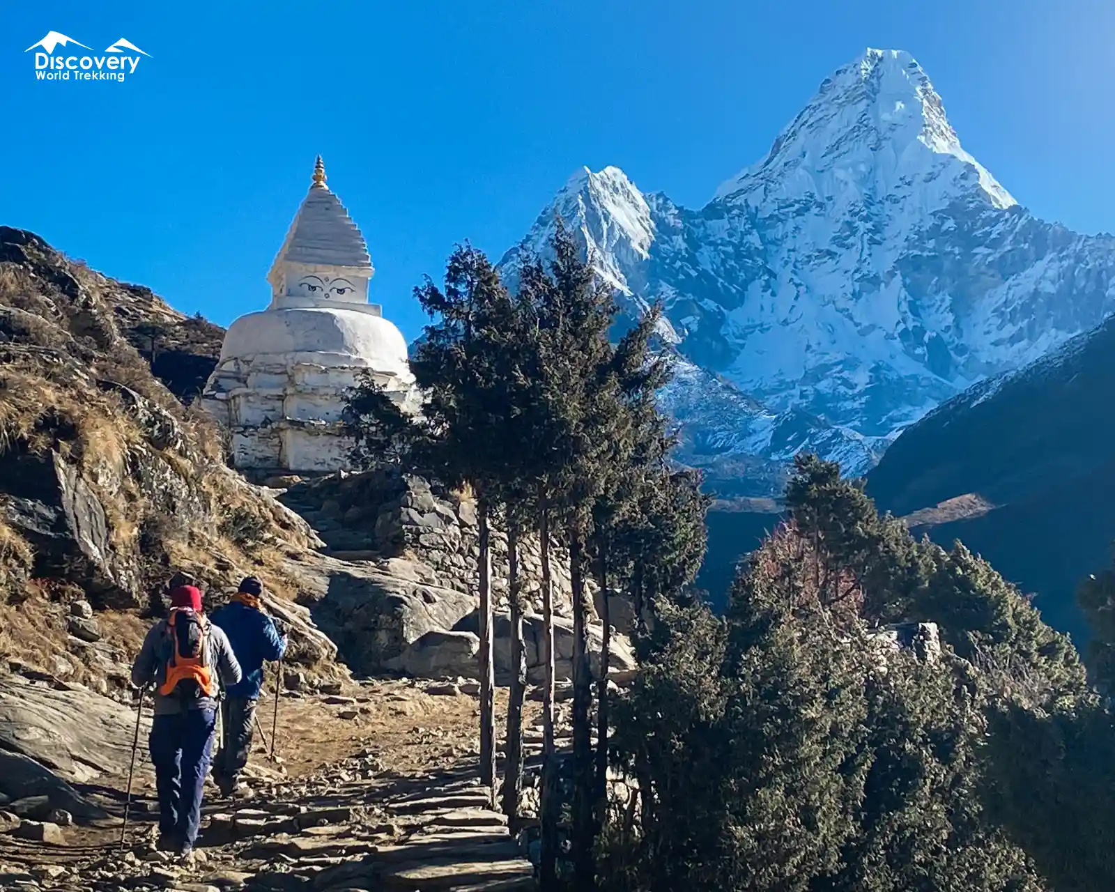Pangboche to Dingboche trek in the Everest region.
