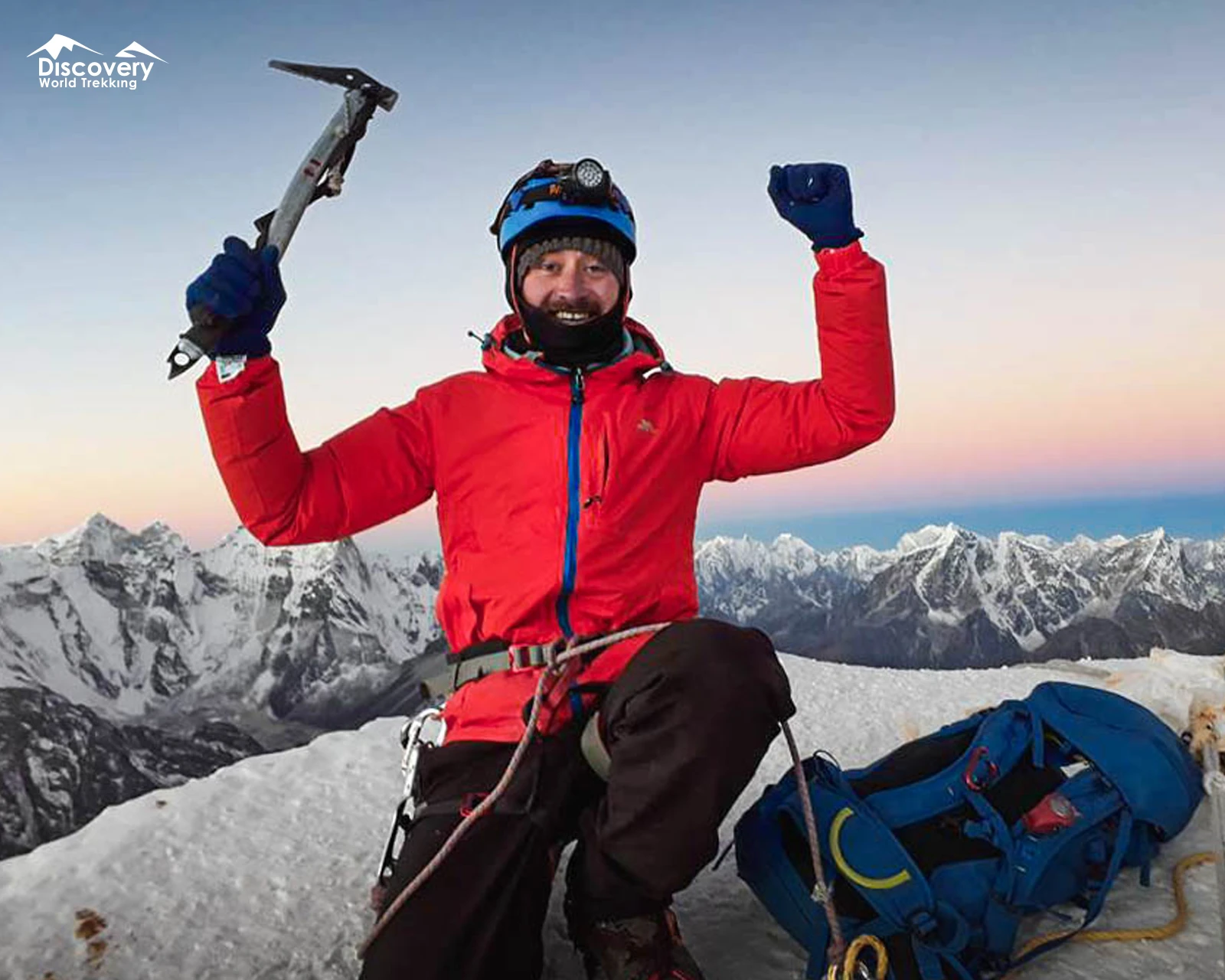 A monumental achievement itched in the memory forever: Island Peak Climb success.