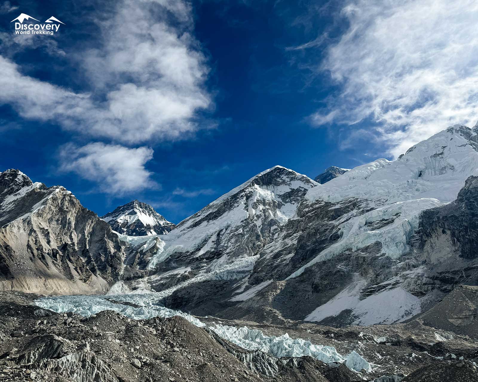 Khumbu glacier and icefall