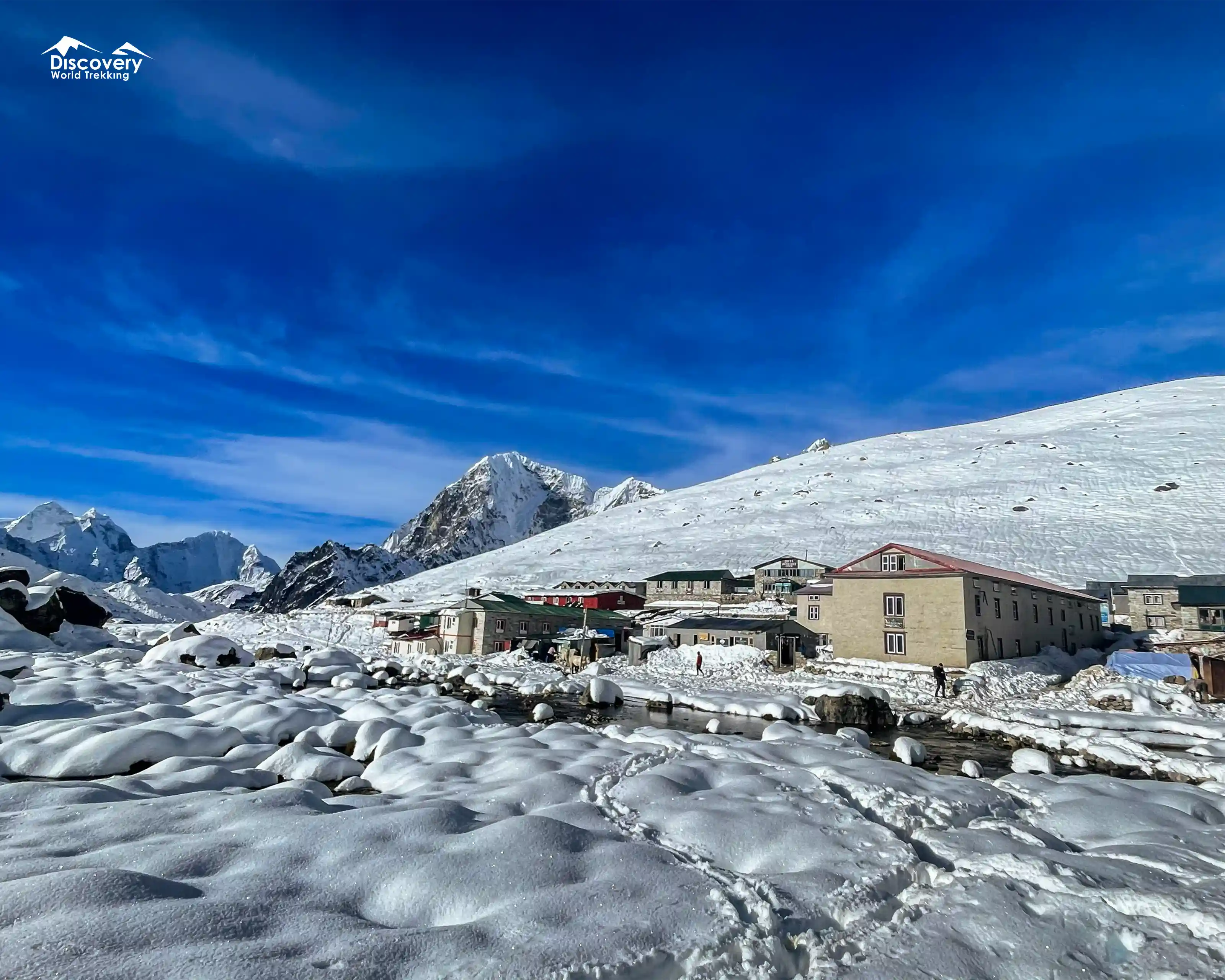 Snow Covered Lobuche