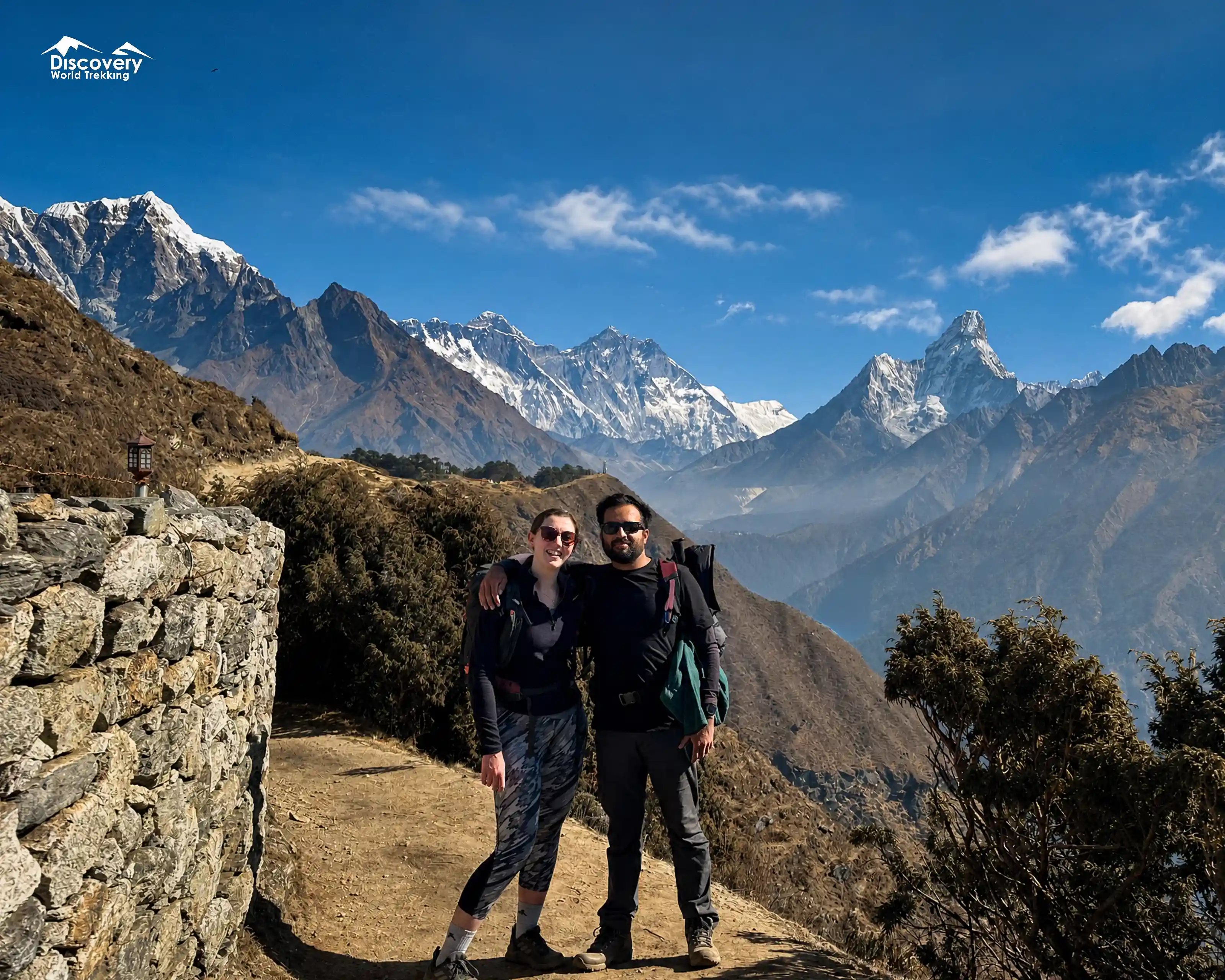Near Namche with Ama Dablam Behind