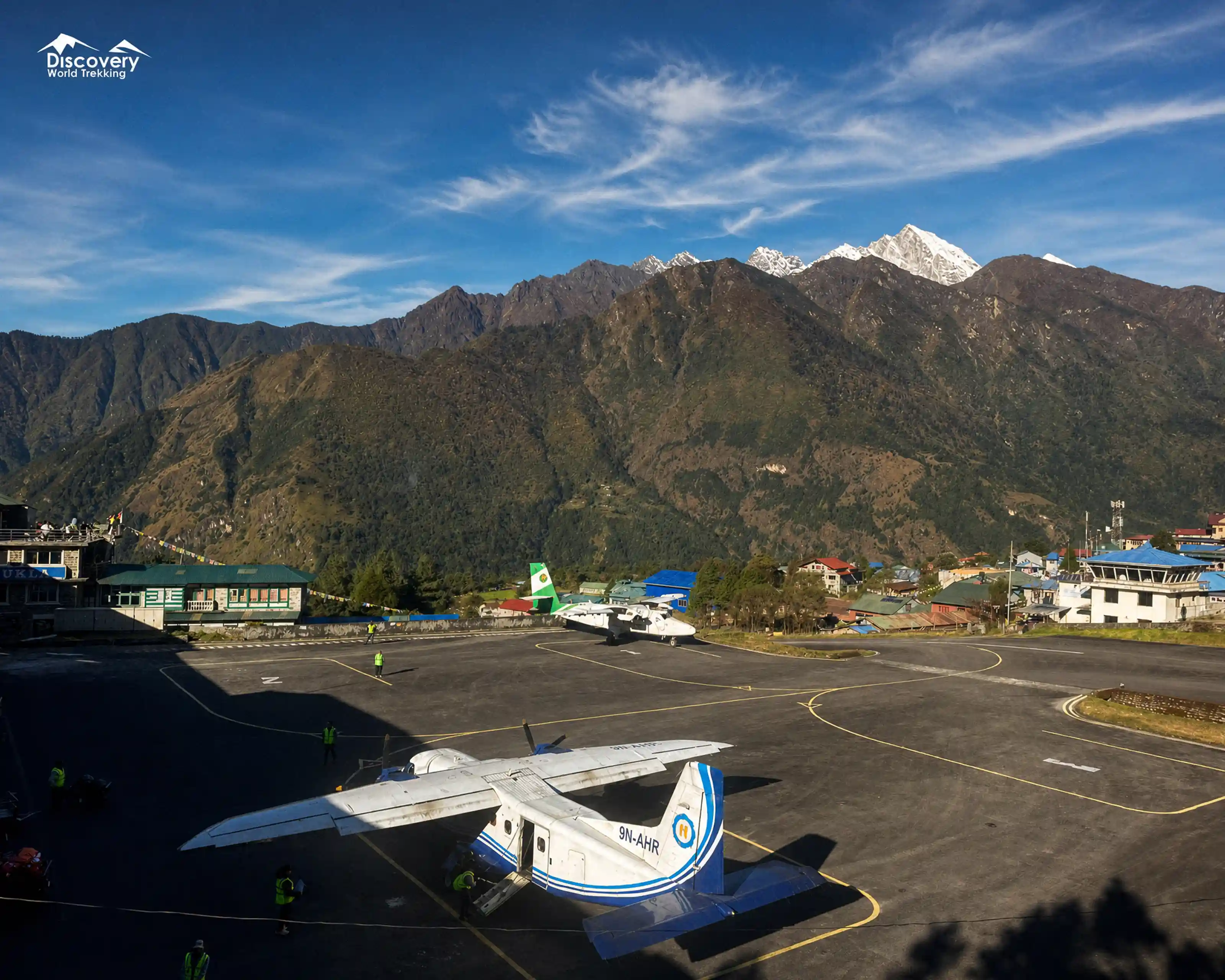Lukla Airport with Small Planes